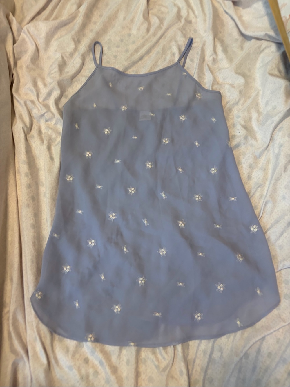 Gilligan & o’malley purple floral slip dress